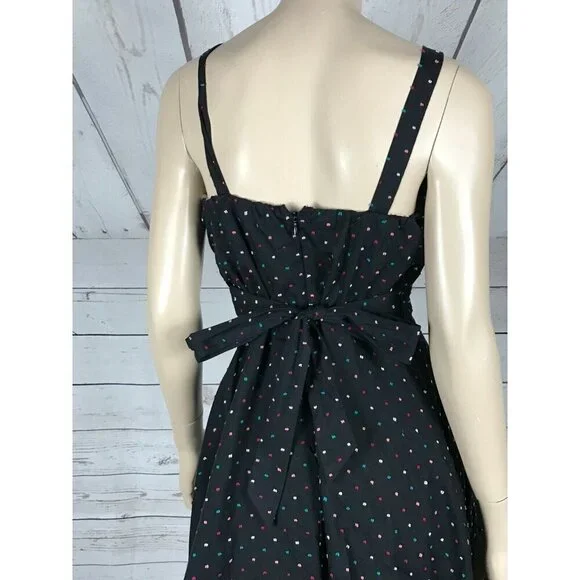 HEART SOUL Colorful Polka Dot Cotton Dress NWT L - Picture 12 of 15